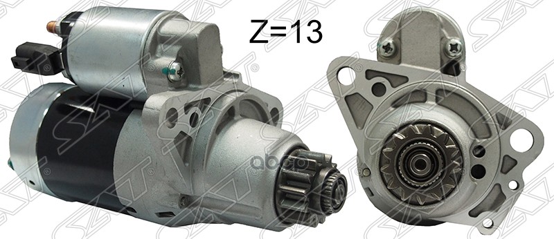 Стартер Nissan Murano 02-08 / Primera 01-08 / Serena 99-05 / Teana 03-08 (1,4 kW/ Z=13/ (короткое ух Sat арт. ST-23300-8H300