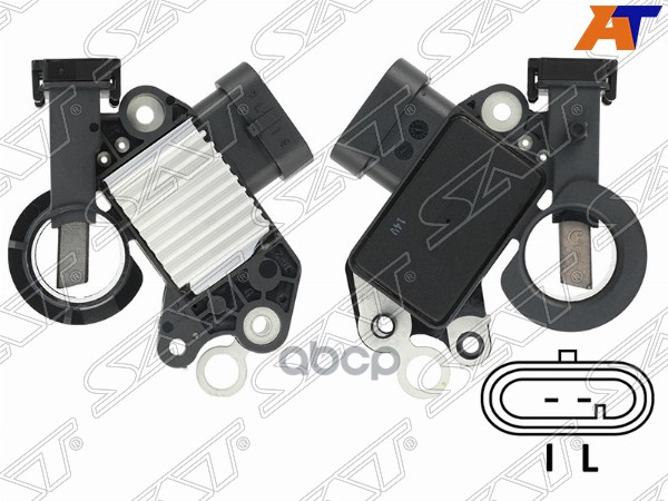 Реле-регулятор напряжения генератора CHEVROLET/DAEWOO LACETTI/NUBIRA 04-13/AVEO 04-08/KALOS 06- F14D Sat арт. ST-235-0004