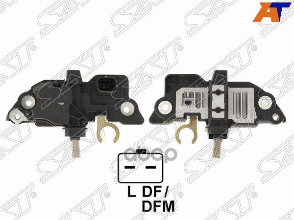 Реле-регулятор напряжения генератора DACIA LOGAN 1.4 07- K7J#/RENAULT KANGOO 1.6 01-/MEGANE 2.0 02-/ Sat арт. ST-235-0013