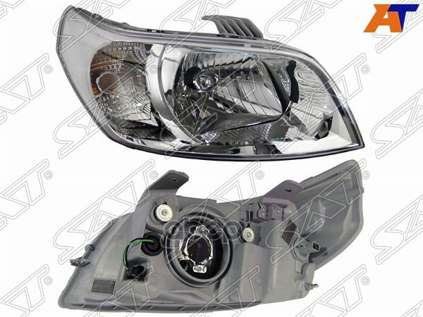 Фара Chevrolet Aveo 05-11 / Daewoo Gentra 05-11 (Справа/ под электрокорректор/ 5D HBK) Sat арт. ST-235-1105R-MLD-EM