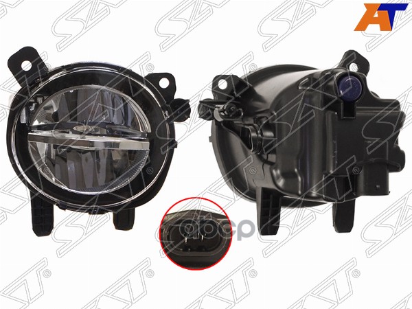 Фара противотуманная (Справа) BMW 1-Series 11-15 / 3-Series 11-19 Sat арт. ST-26-0011