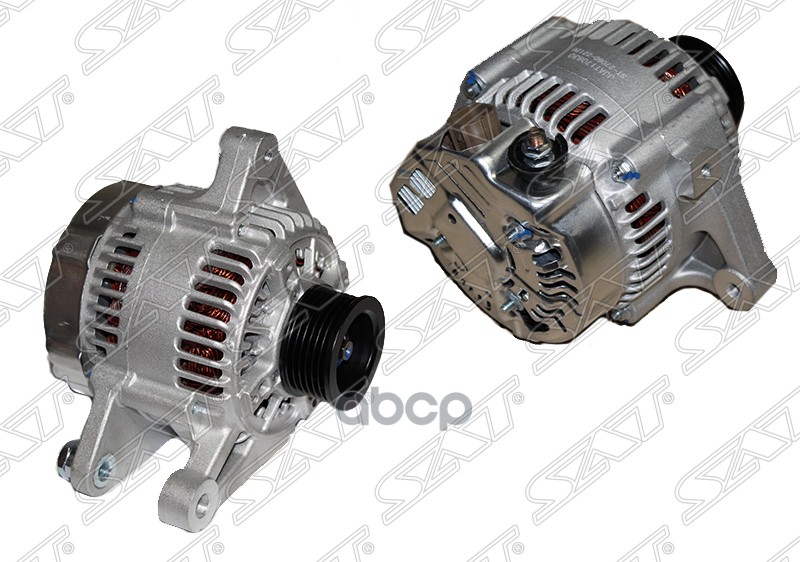 Генератор TOYOTA AVENSIS/ALLION/CALDINA/PREMIO/COROLLA/FIELDER 1.6/1.8 01-09 1/4ZZFE 12V 80A(4 конта Sat арт. ST-27060-22120