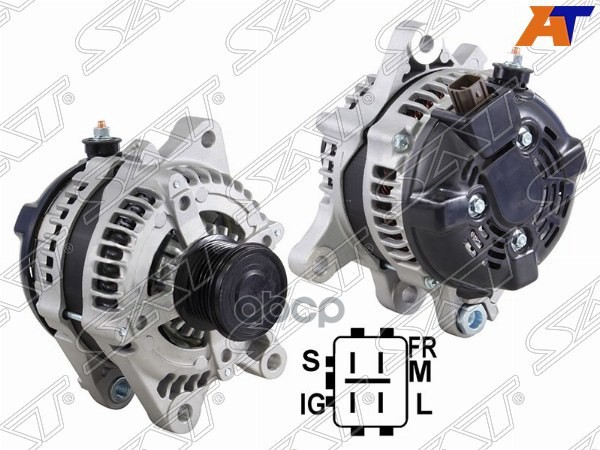 Генератор TOYOTA HIACE 2.7 05-19 2TRFE 12v 130A Sat арт. ST-27060-75371N