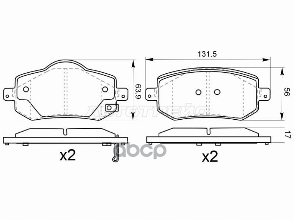 Колодки тормозные (Спереди) Chery Arrizo 8 22- Sat арт. ST-28-0212