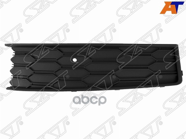 Решетка в бампер Skoda Rapid 20- (Спереди/ Слева/ под ПТФ) Sat арт. ST-30-0029