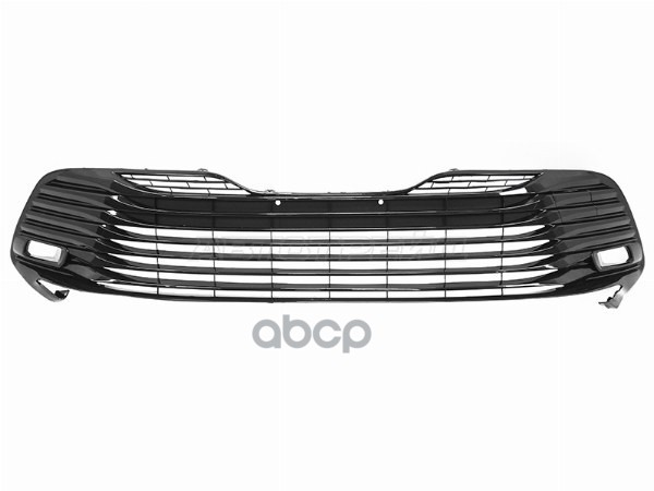 Решетка в бампер Toyota Camry Europe/Russia (XV70) 17-21 (Под ПТФ/ черная) Sat арт. ST-30-0039