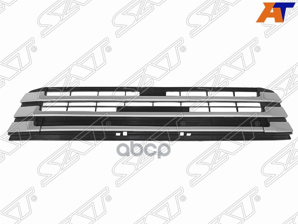 Решетка в бампер Toyota Highlander 16-20 Sat арт. ST-30-0053