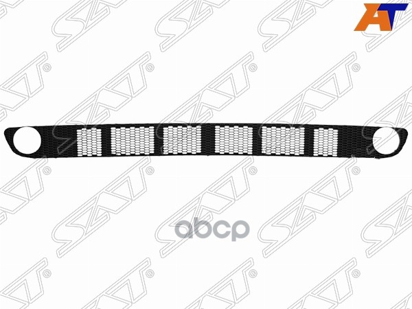 Решетка в бампер Nissan Almera 03-06 (Под ПТФ) Sat арт. ST-30-0059