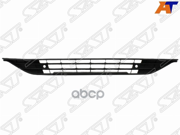Решетка в бампер Volkswagen Polo 20-22 (Под сонары(парктроники)) Sat арт. ST-30-0072