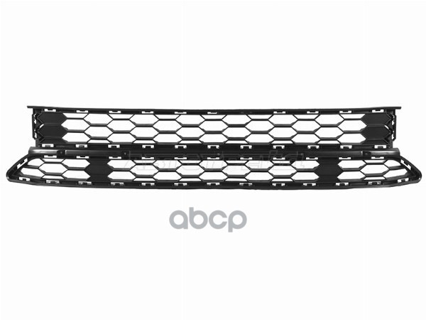 Решетка В Бампер Volkswagen Amarok 16-20 (Под Сонары(Парктроники)) Sat арт. ST-30-0092