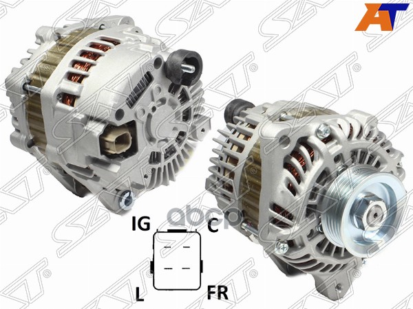 Генератор Honda Civic 1.4/Fit/Jazz 1.3/1.5 08-13 L13a/L13z/L15a 12V 90A Sat арт. ST-31100-RB0-004