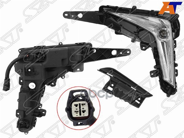 Фара противотуманная (Слева) Lexus LX 15-23 Sat арт. ST-312-2057L