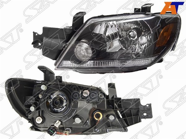 Фара Mitsubishi Outlander 02-09 / Airtrek 02-05 (Слева/ Галоген/ Ручная регулировка) Sat арт. ST-314-1101L