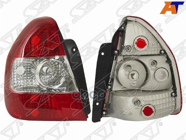 Фонарь задний Hyundai Accent 99-12 / ТагАЗ Accent 99-12 (Слева/ Хрусталь) Sat арт. ST-321-1923CL