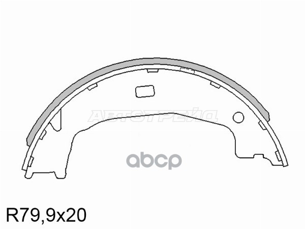 Колодки тормозные барабанные (Сзади) BMW 1-Series 04-19 / 3-Series 98-19 Sat арт. ST-34416761291