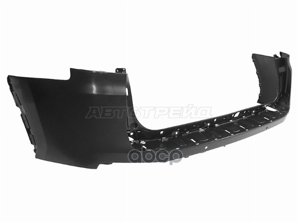 Бампер задний Toyota Land Cruiser (J300) 21- (Верхняя часть/ Цельный/ С отверстием под крюк/ Под одн Sat арт. ST-35-0084