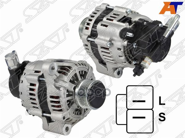Генератор Hyundai Santa Fe 2.0D/2.2D 03-12/Kia Sportage 2.0D 06- 12V 120A Sat арт. ST-37300-27013N