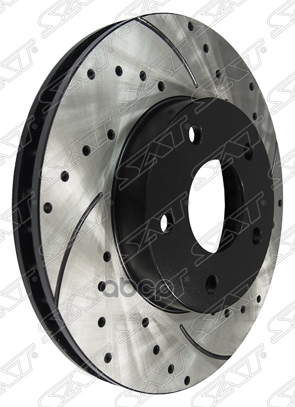 Комплект дисков тормозных передний перфорированные NISSAN R Nessa N30 4WD, Serena C24 2WD/4WD, Presa Sat арт. ST-40206-4N000PF