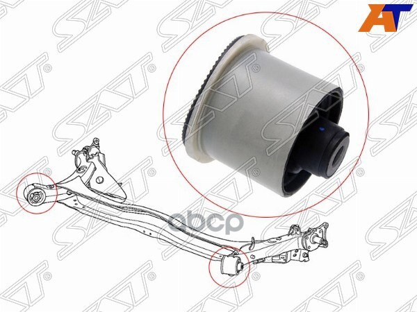 Сайлентблок балки Honda Civic 05-19 / Fit 07-13 Sat арт. ST-42100-SMG-E06B