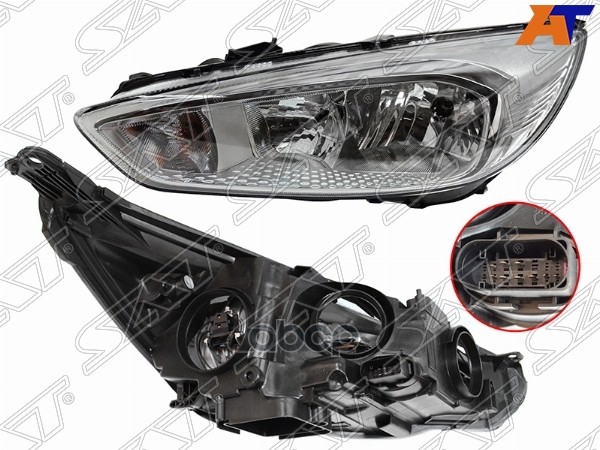 Фара Ford Focus 14-19 (Слева/ С электрокорректором) Sat арт. ST-431-11C9LMLEMD1