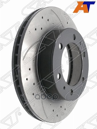 Комплект дисков тормозных передний перфорированные TOYOTA HILUX/FORTUNER 05- Sat арт. ST-43512-0K060PF