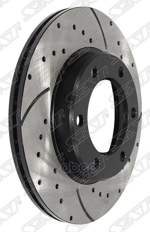 Комплект дисков тормозных передний перфорированные TOYOTA LCR Prado HZJ/KZJ/PZJ7# 93-99, HiLux LN100 Sat арт. ST-43512-60100PF