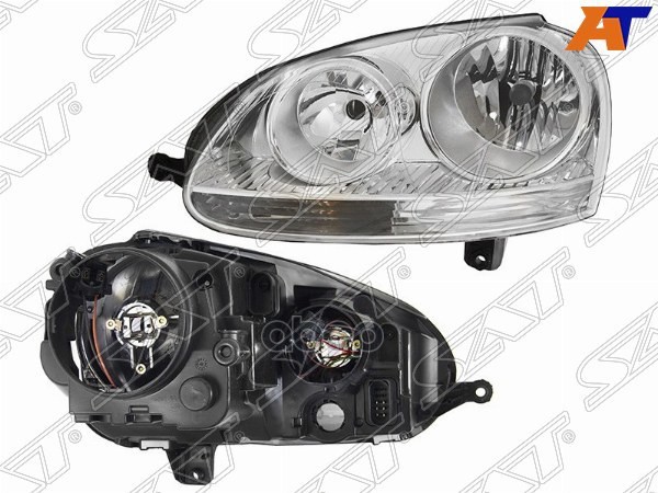 Фара Volkswagen Golf 03-09 / Jetta 05-10 (Спереди/ Слева) Sat арт. ST-441-1171L