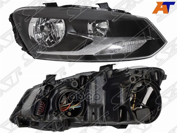 Фара Volkswagen Polo 09-20 (Справа/ С электрокорректором) Sat арт. ST-441-11D6R