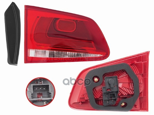 Фонарь в крышку багажника Volkswagen Touareg 10-14 (Слева) Sat арт. ST-441-1327L