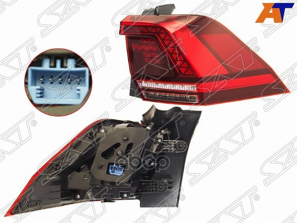 Фонарь задний Volkswagen Tiguan 16-21 (Справа/ LED/ комплектация 4Motion) Sat арт. ST-441-19AQR-UE