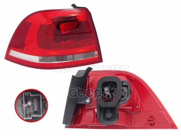 Фонарь задний Volkswagen Touareg 10-14 (Слева) Sat арт. ST-441-19B6L-UE