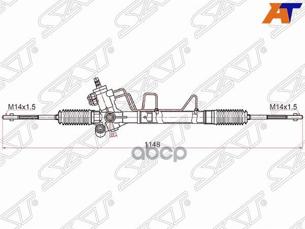 Рейка рулевая Toyota RAV4 (CA20) 00-05 Sat арт. ST-44200-42120