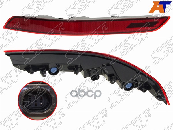 Фонарь в задний бампер Porsche Cayenne 14-18 (Слева) Sat арт. ST-448-2906L