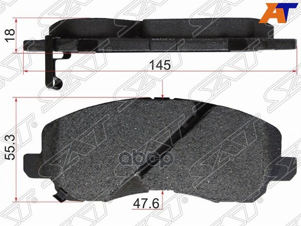 Колодки тормозные (Спереди) Mitsubishi ASX 10- / Delica 94-07 Sat арт. ST-4605A261