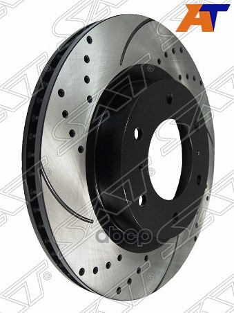 Комплект дисков тормозных передний перфорированные MITSUBISHI PAJERO/MONTERO 06- Sat арт. ST-4615A038PF