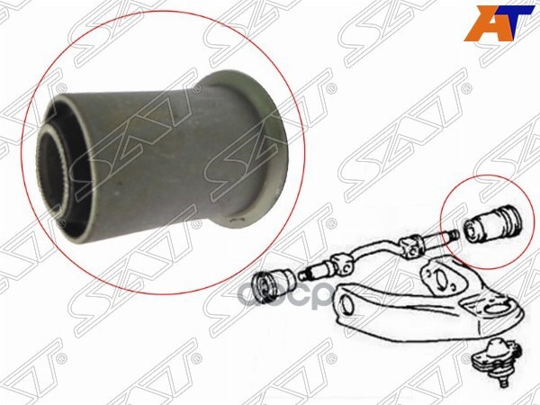 Сайлентблок рычага Toyota Hiace 89-20 / Dyna 95-99 Sat арт. ST-48635-28060