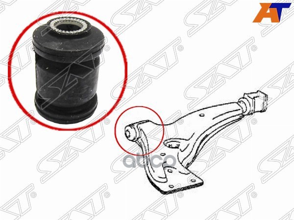 Сайлентблок рычага Toyota Corolla II 86-94 / Corsa 86-99 Sat арт. ST-48654-16110
