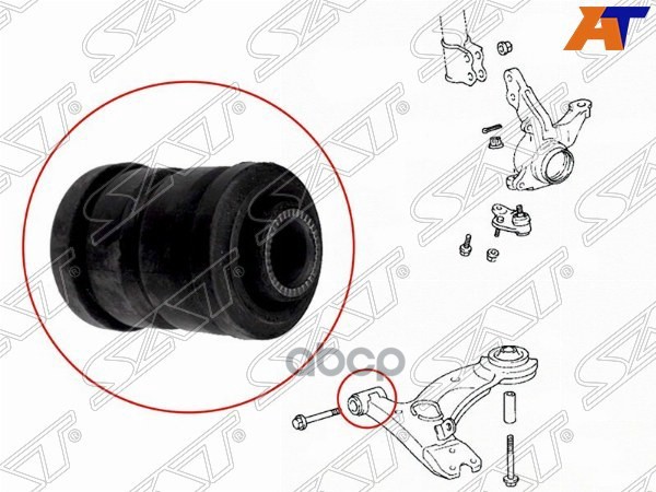 Сайлентблок рычага Toyota Avensis (T220) 97-03 / Caldina 92-02 Sat арт. ST-48654-20150