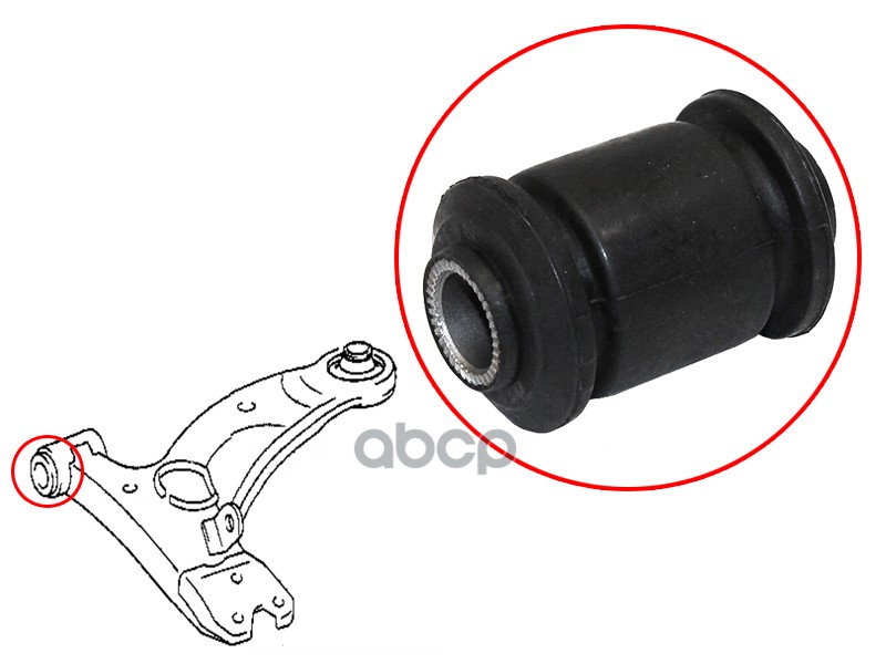 Сайлентблок рычага Toyota Prius (NHW10) 97-03 / Vista 98-03 Sat арт. ST-48654-32080