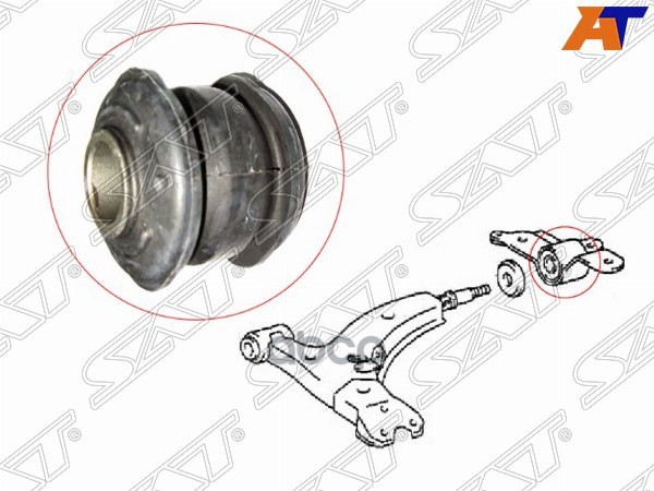 Сайлентблок рычага Toyota Corolla (E100) 91-02 / Corolla Levin 91-00 Sat арт. ST-48655-12050