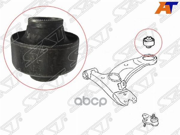 Сайлентблок рычага Toyota Avensis (T220) 97-03 / Caldina 92-02 Sat арт. ST-48655-20220