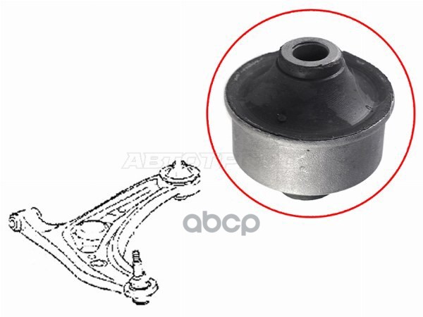 Сайлентблок рычага Toyota Probox 02- / Ractis 05-10 Sat арт. ST-48655-59065