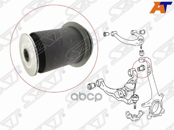 Сайлентблок рычага Toyota Hilux Pick Up 04-20 / Land Cruiser Prado 02-09 Sat арт. ST-48655-60030