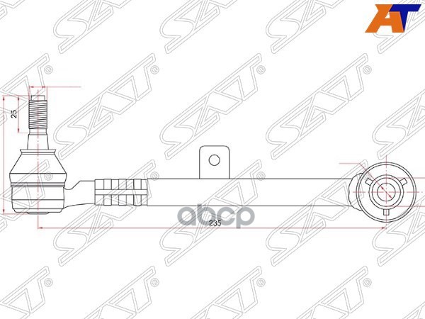 Рычаг подвески Toyota Crown 99-07 / Mark II 00-04 (Сзади/ Справа=Слева) Sat арт. ST-48705-30080