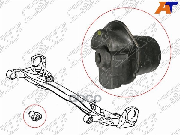 Сайлентблок балки Toyota Ipsum (SXM10) 96-01 / Gaia 98-04 Sat арт. ST-48725-44010