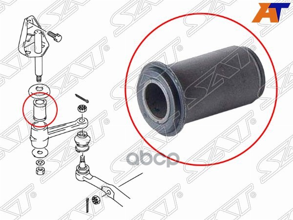 Сайлентблок рычага Suzuki Escudo 88-97 / Vitara 88-99 Sat арт. ST-48750-60A00
