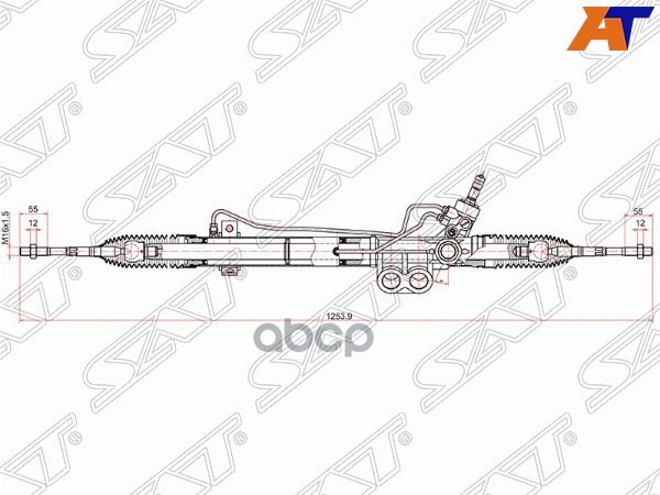 Рейка Рулевая Nissan Pathfinder 05-14 Lhd Sat арт. ST-49001-EA010