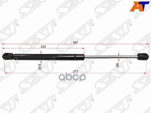 Амортизатор капота Audi A8 02-10 (Справа=Слева) Sat арт. ST-4E0823359D