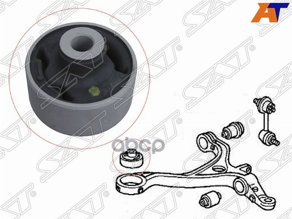 Сайлентблок рычага Honda Accord 02-13 / Acura TSX 03-08 Sat арт. ST-51391-SDA-A03