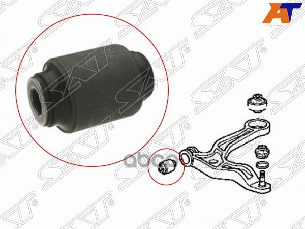 Сайлентблок Fr Переднего Рычага Honda Pilot/Yf1 Acura/Mdx Yd1 01-06 Sat арт. ST-51392-S0X-A01